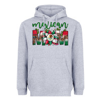 Heather Grey mexican flag sunflower mom leopard Heavyweight Hoodie - JahusDesignShop
