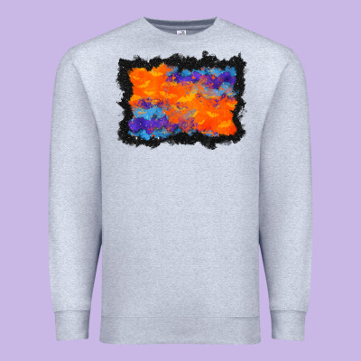 Halloween Bat Background Premium Sweatshirt Designed By Bundleandbundleshop