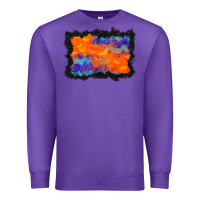 Purple halloween bat background Premium Sweatshirt - BundleAndBundleShop