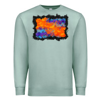 Seafoam halloween bat background Premium Sweatshirt - BundleAndBundleShop