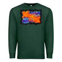 Sports Green halloween bat background Premium Sweatshirt - BundleAndBundleShop