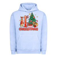 Pigment Grape Ice red christmas bunny 1st christmas Urban Hoodie - MaliasSmallBusiness