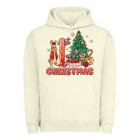 Pigment Pistachio red christmas bunny 1st christmas Urban Hoodie - MaliasSmallBusiness