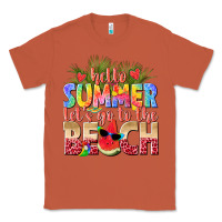 Copper hello summer lets go to the beach Classic Tee - texasbilliewilder