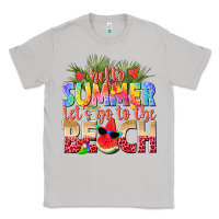 Moon Dust hello summer lets go to the beach Classic Tee - texasbilliewilder