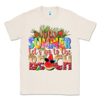 Natural hello summer lets go to the beach Classic Tee - texasbilliewilder
