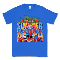 True Royal hello summer lets go to the beach Classic Tee - texasbilliewilder