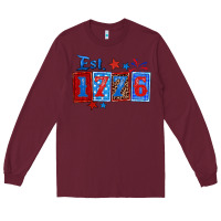 Burgundy est 1776 Long Sleeve Tee - Zillion Design Studio