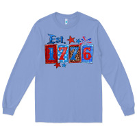 Colony Blue est 1776 Long Sleeve Tee - Zillion Design Studio