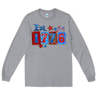 Heather Grey est 1776 Long Sleeve Tee - Zillion Design Studio
