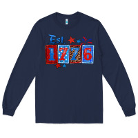 Navy est 1776 Long Sleeve Tee - Zillion Design Studio
