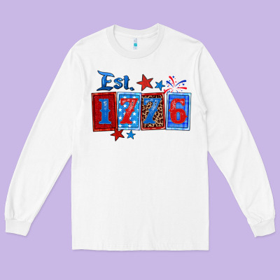 Est 1776 Long Sleeve Tee Designed By Zillion Design Studio