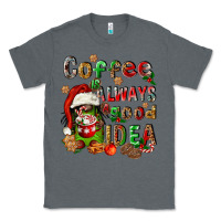 Charcoal Heather coffee is always a good idea Classic Tee - FaDigitalArtStudio