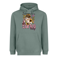 I Wanna Be A Cowboo Baby Halloween Heavyweight Hoodie | Teevron