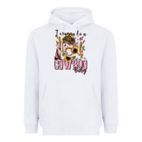 White i wanna be a cowboo baby halloween Heavyweight Hoodie - AdoDesignShop