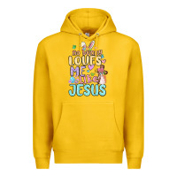 Lemon no bunny loves me like jesus Premium Hoodie - MaliasSmallBusiness