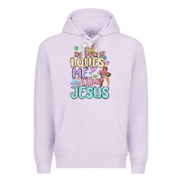 Lilac no bunny loves me like jesus Premium Hoodie - MaliasSmallBusiness