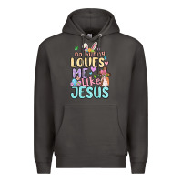 Smoke no bunny loves me like jesus Premium Hoodie - MaliasSmallBusiness
