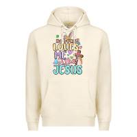 Tofu no bunny loves me like jesus Premium Hoodie - MaliasSmallBusiness