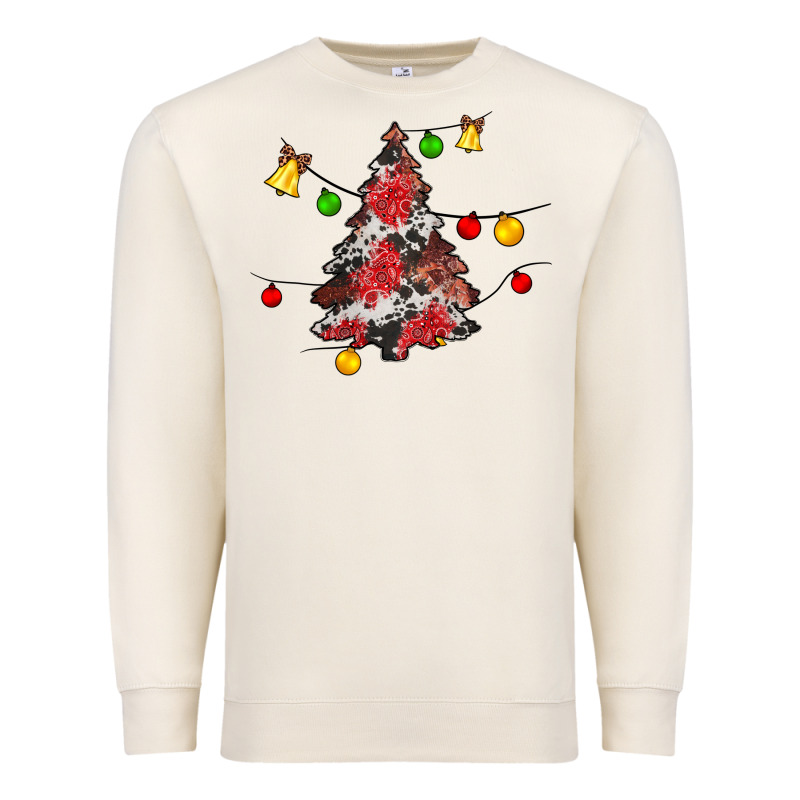 Christmas Trees Lights Premium Sweatshirt by JahusDesignShop | Teevron