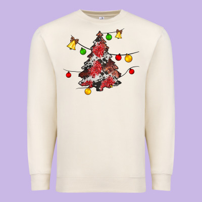 Christmas Trees Lights Premium Sweatshirt Designed By Jahusdesignshop