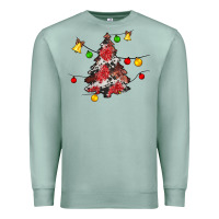 Seafoam Christmas trees lights Premium Sweatshirt - JahusDesignShop