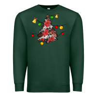 Sports Green Christmas trees lights Premium Sweatshirt - JahusDesignShop