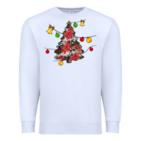 White Christmas trees lights Premium Sweatshirt - JahusDesignShop