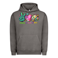 Pigment Tornado peace love art Urban Hoodie - NancyCooperArtShop