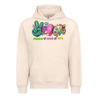 Sandshell peace love art Urban Hoodie - NancyCooperArtShop