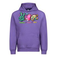 Tulip peace love art Urban Hoodie - NancyCooperArtShop