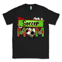 Black soccer mom with leopard Classic Tee - Zillion Design Studio