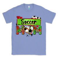 Colony Blue soccer mom with leopard Classic Tee - Zillion Design Studio