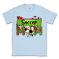 Dusty Blue soccer mom with leopard Classic Tee - Zillion Design Studio