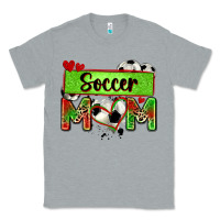 Heather Grey soccer mom with leopard Classic Tee - Zillion Design Studio