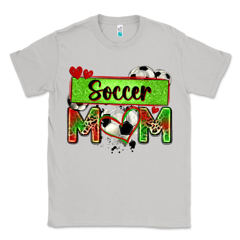 Soccer Mom With Leopard Classic Tee by Zillion Design Studio | Teevron