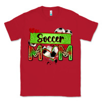 Red soccer mom with leopard Classic Tee - Zillion Design Studio