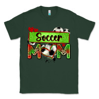 Sports Green soccer mom with leopard Classic Tee - Zillion Design Studio