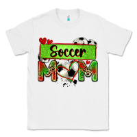 White soccer mom with leopard Classic Tee - Zillion Design Studio