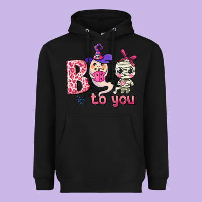 Boo To You Heavyweight Hoodie Designed By Adodesignshop