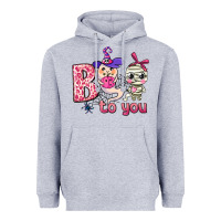 Heather Grey boo to you Heavyweight Hoodie - AdoDesignShop