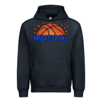 Navy basketball Urban Hoodie - MaliasSmallBusiness