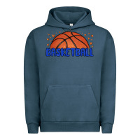 Pigment Midnight Navy basketball Urban Hoodie - MaliasSmallBusiness