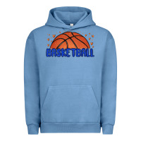 Pigment Pebble Blue basketball Urban Hoodie - MaliasSmallBusiness