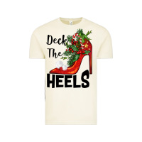 Vintage Arctic deck the heels Christmas Vintage Tee - BarkalooDesign