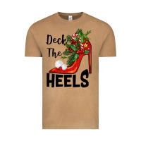 Vintage Camel deck the heels Christmas Vintage Tee - BarkalooDesign