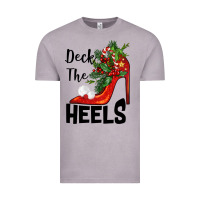 Vintage Zinc deck the heels Christmas Vintage Tee - BarkalooDesign