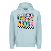 Blue Mist one happy nurse Premium Hoodie - MaliasSmallBusiness