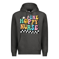 Charcoal Heather one happy nurse Premium Hoodie - MaliasSmallBusiness