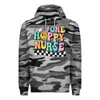 Slate Camo one happy nurse Premium Hoodie - MaliasSmallBusiness